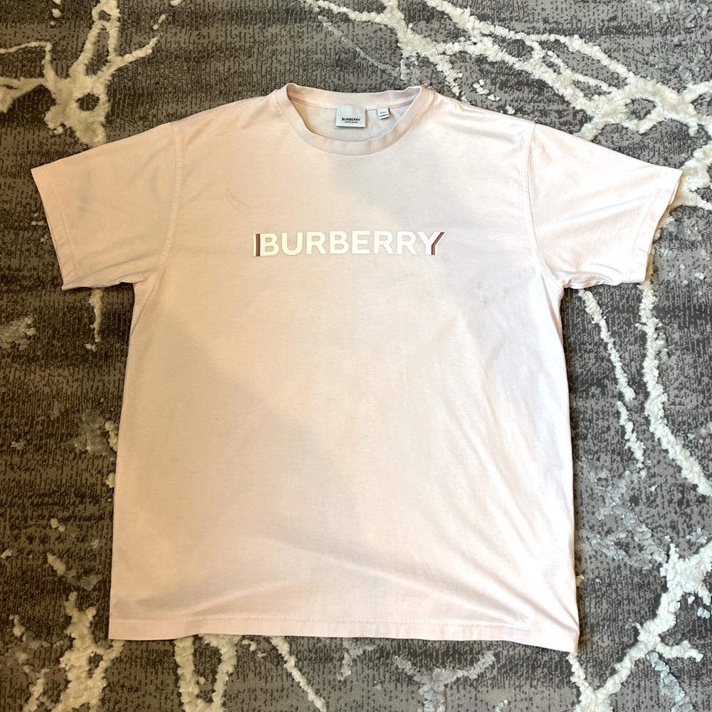 Burberry pink women’s tee-shirt.